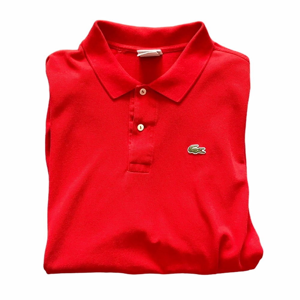 Men’s Lacoste Red Classic Short Sleeve Polo